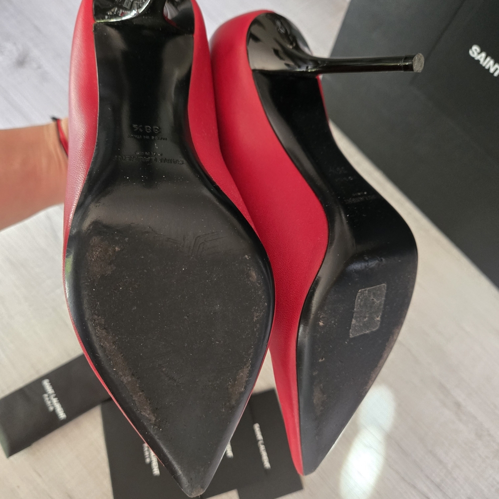 Red Stiletto Ankle Boots - Picture 10 of 15